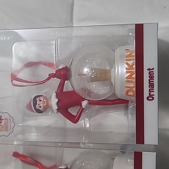 dunkin elf on the shelf ornament set - Picture 2 of 4